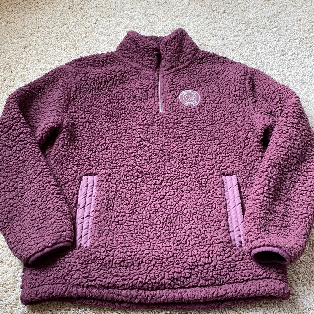 Ivory Ella Purple Sherpa